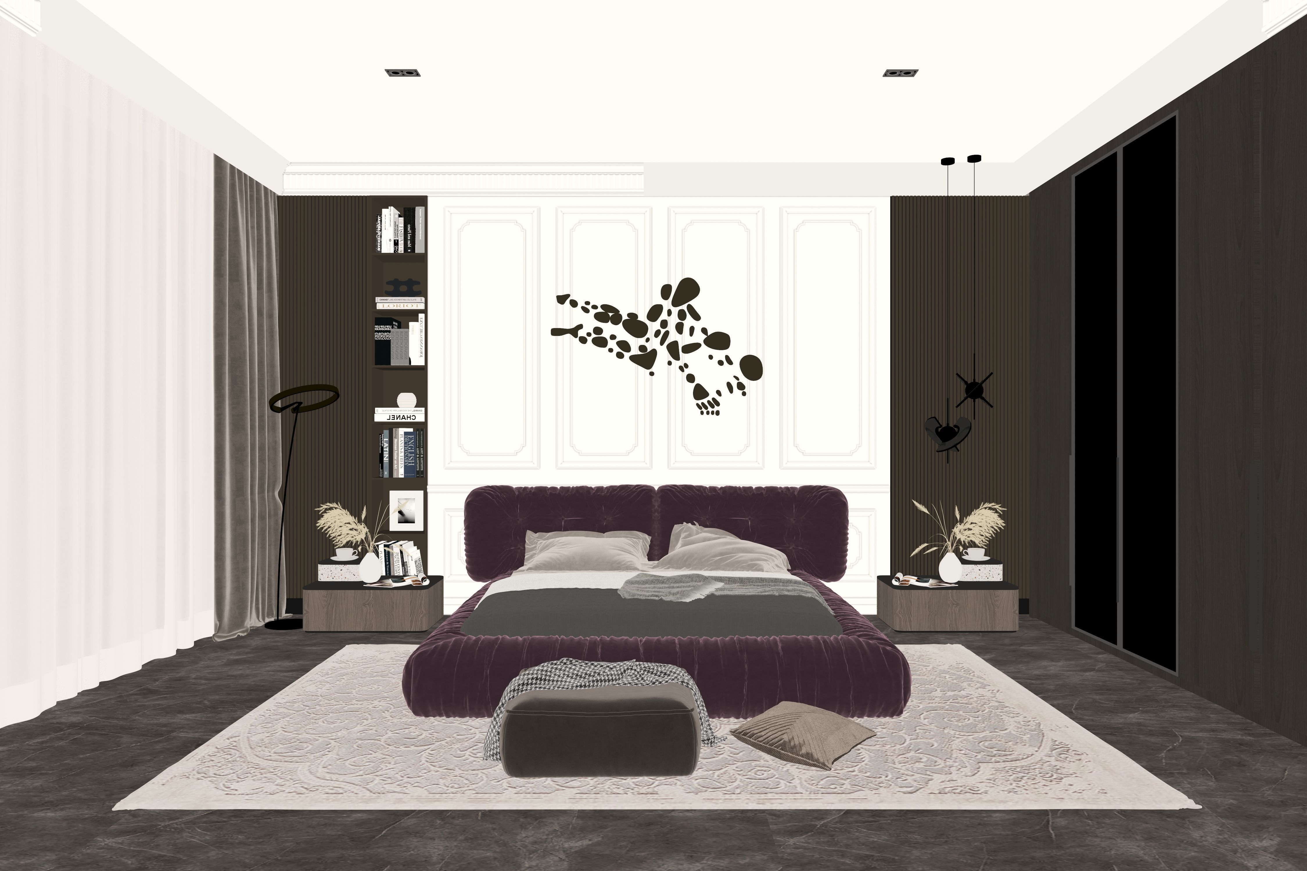 Bedroom 02 3D model_2