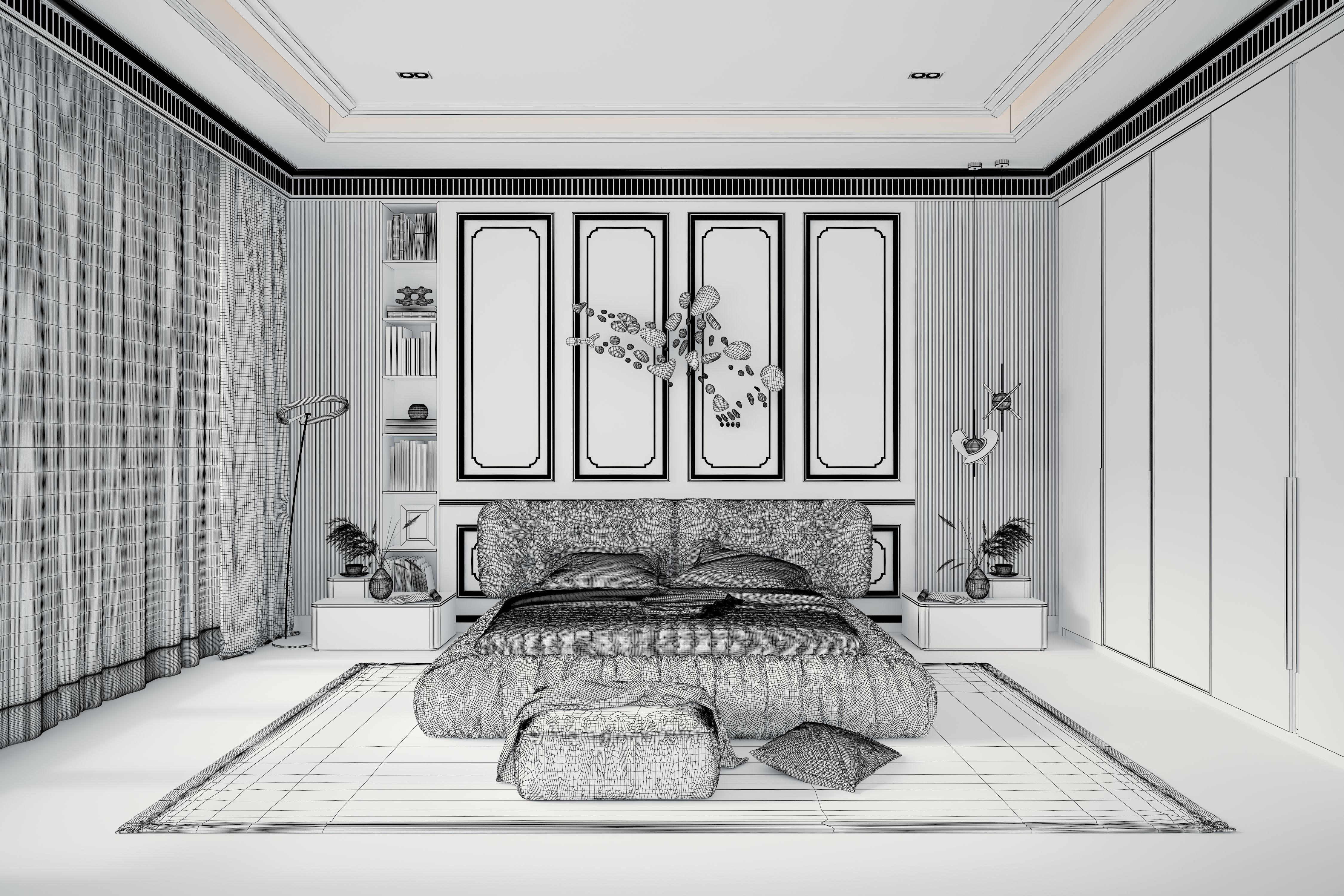Bedroom 02 3D model_11