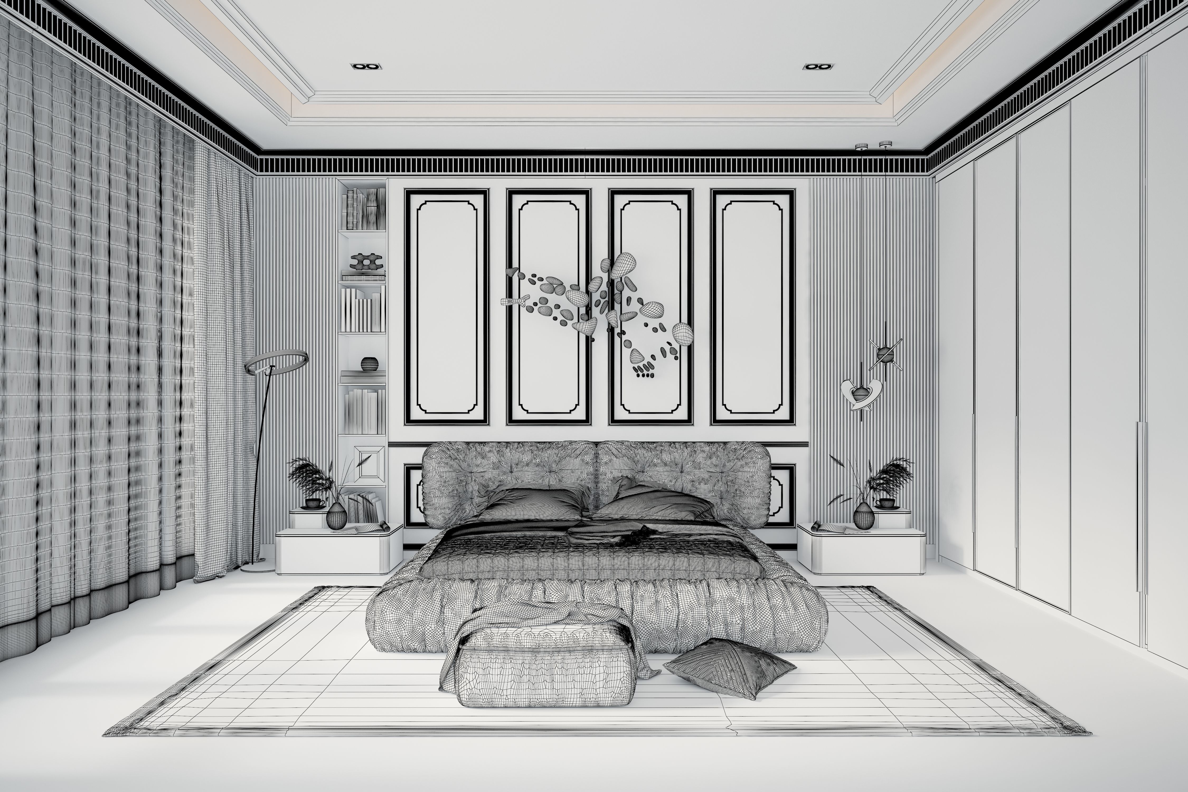 Bedroom 02 3D model_12