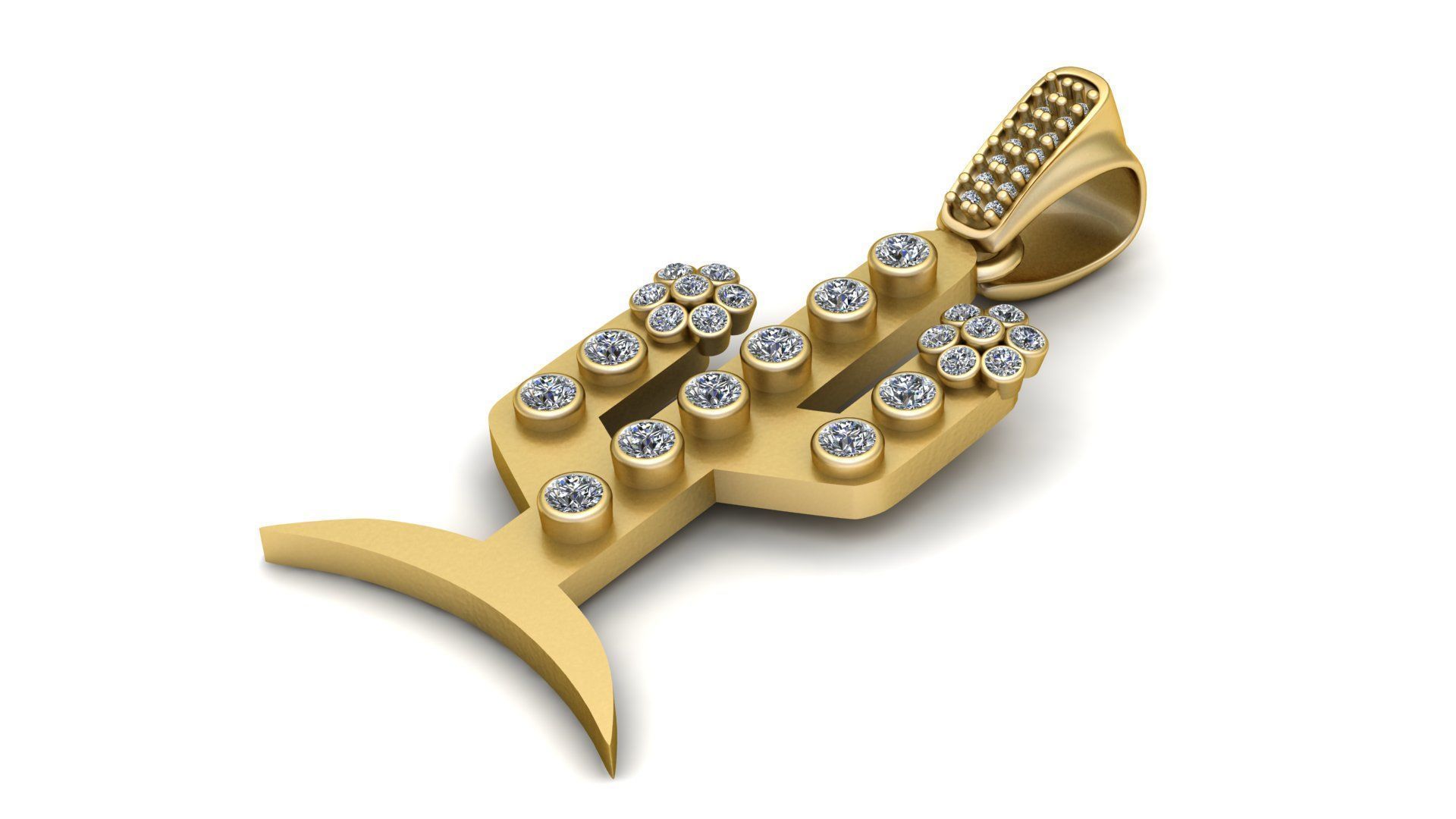 CACTUS TREE PENDANT 3D PRINTABLE MODEL  3D print model_1