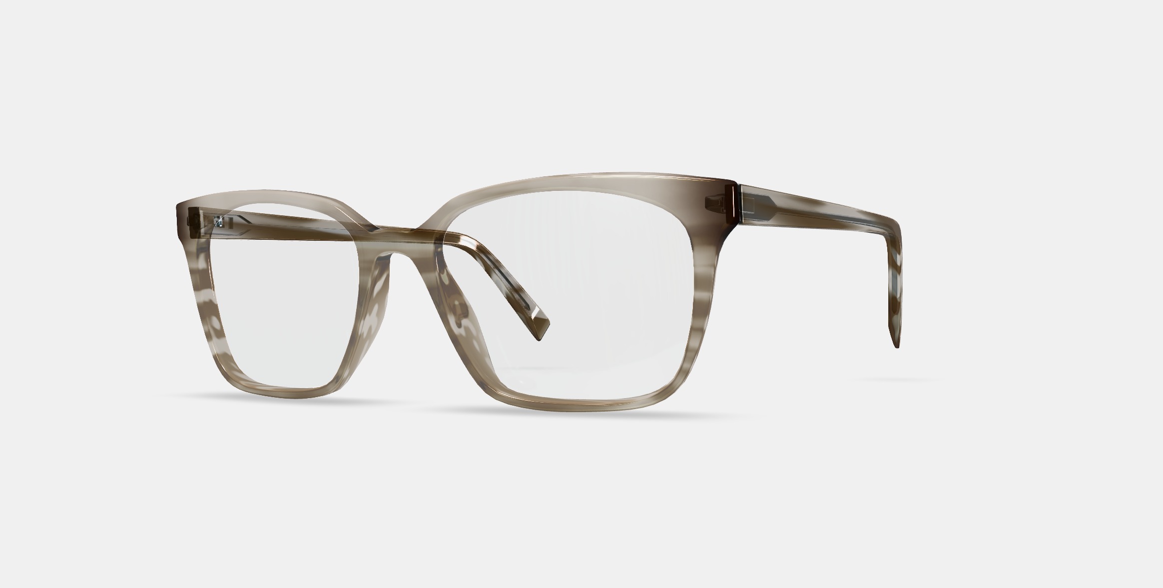 Hughes Low Bridge Fit Eyeglasses in Chestnut Crystal 3D model_13