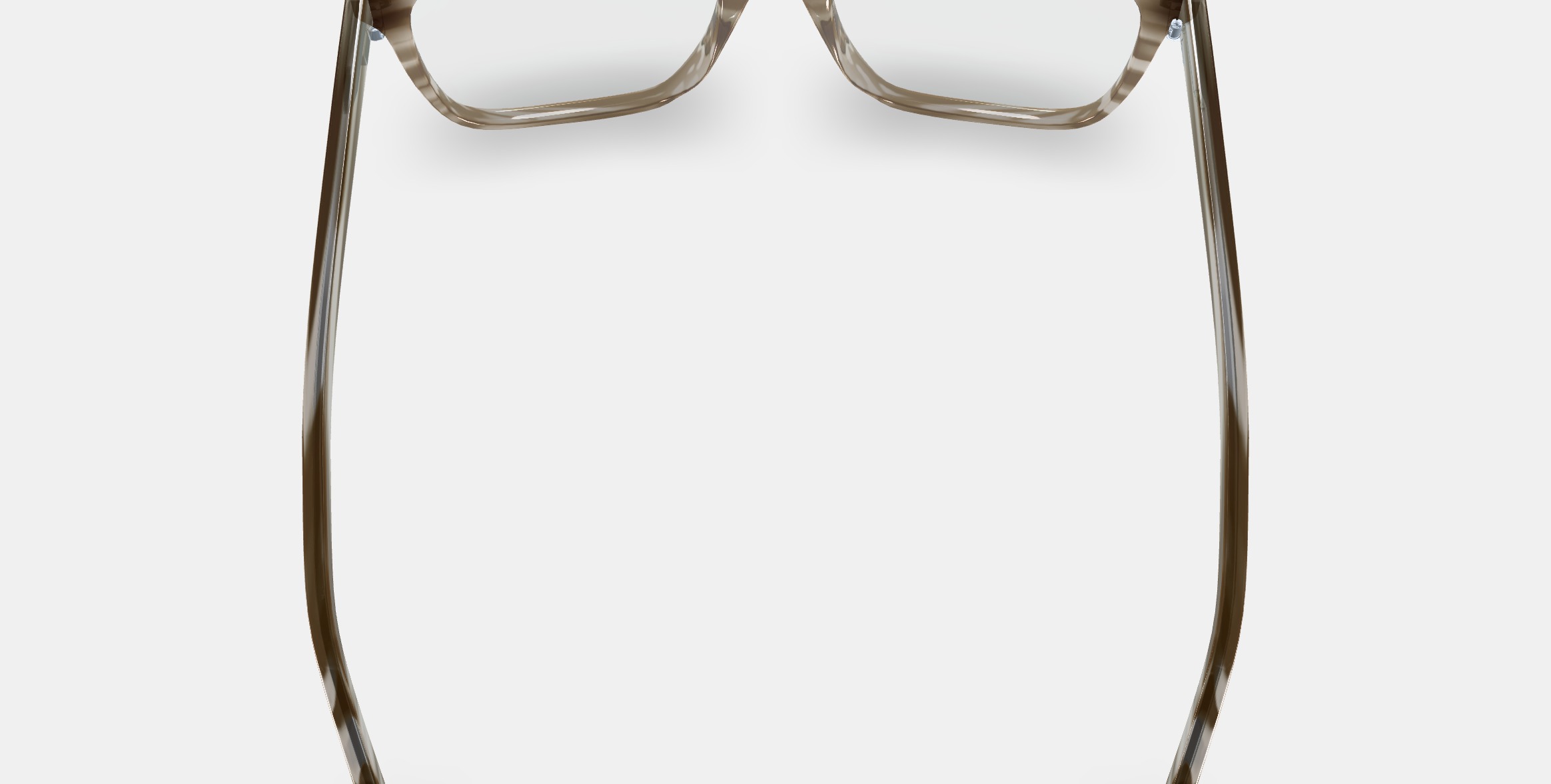 Hughes Low Bridge Fit Eyeglasses in Chestnut Crystal 3D model_4