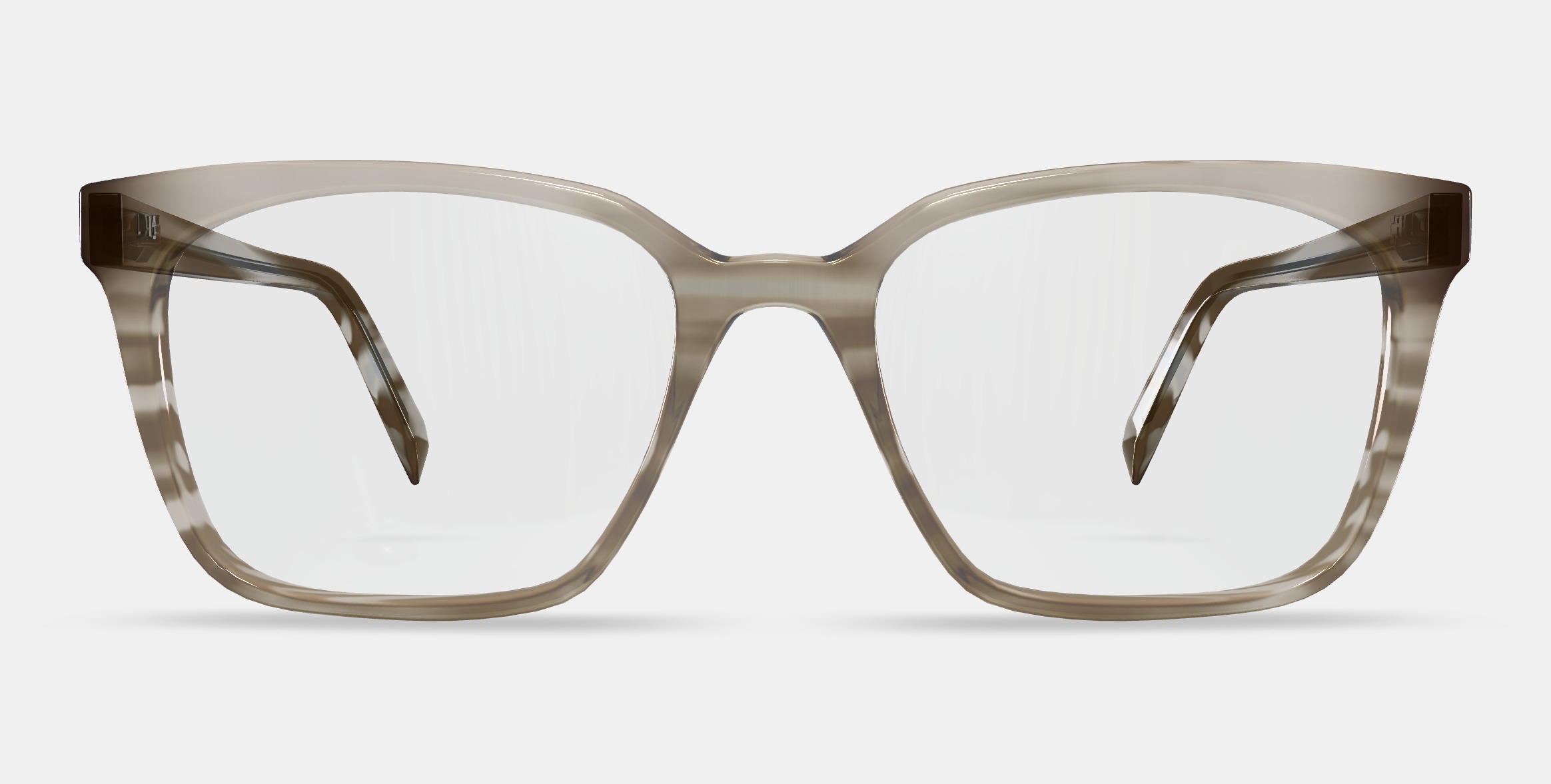 Hughes Low Bridge Fit Eyeglasses in Chestnut Crystal 3D model_11