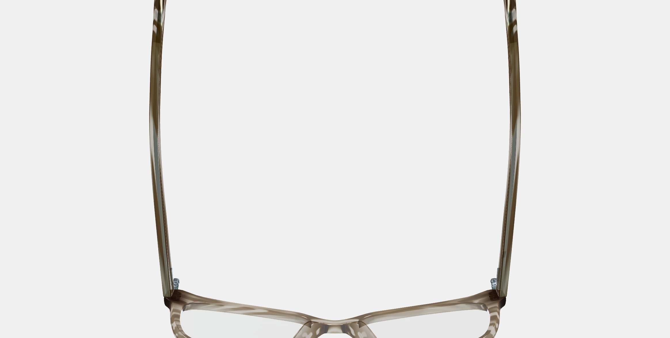 Hughes Low Bridge Fit Eyeglasses in Chestnut Crystal 3D model_7