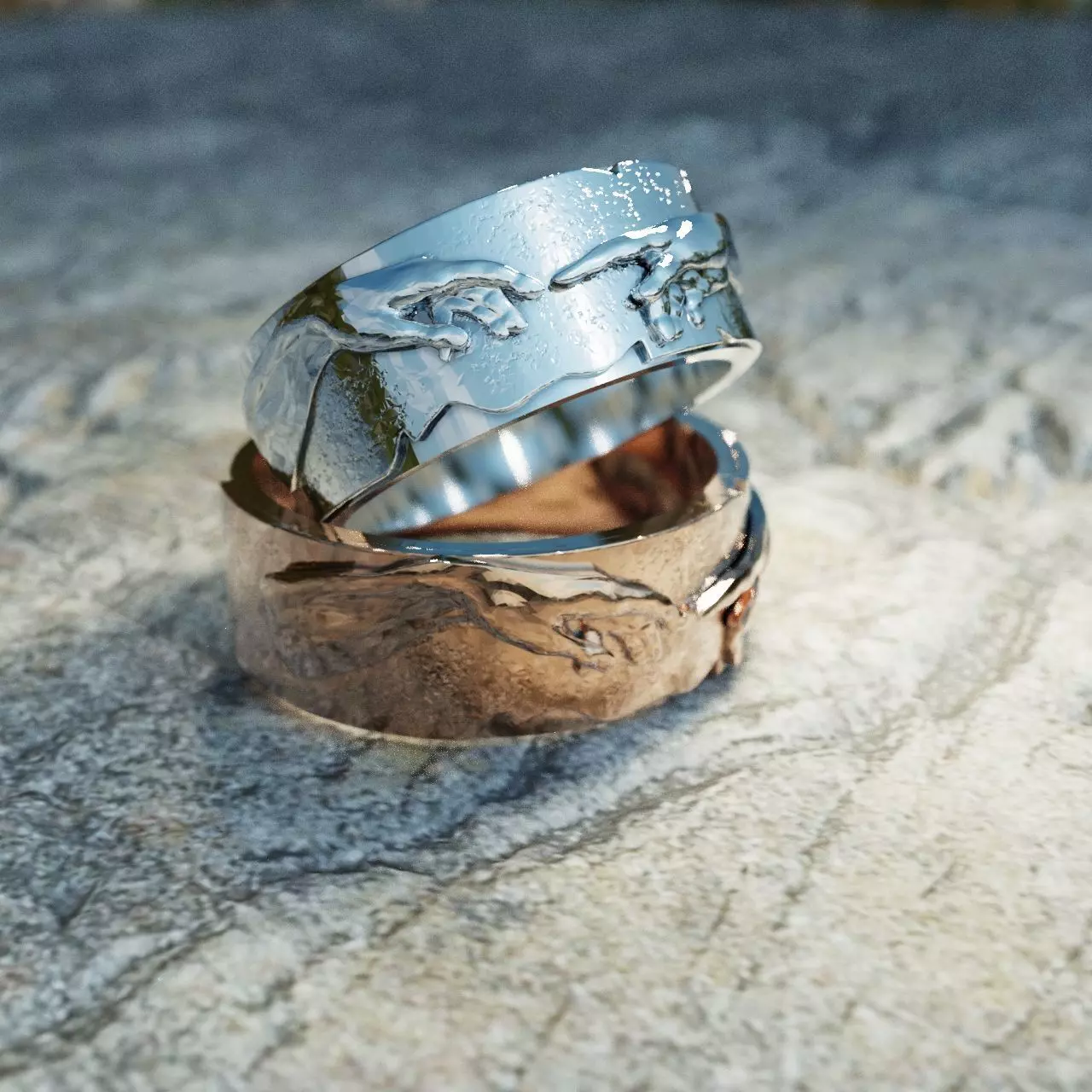 ring obr 616 3D print model_0