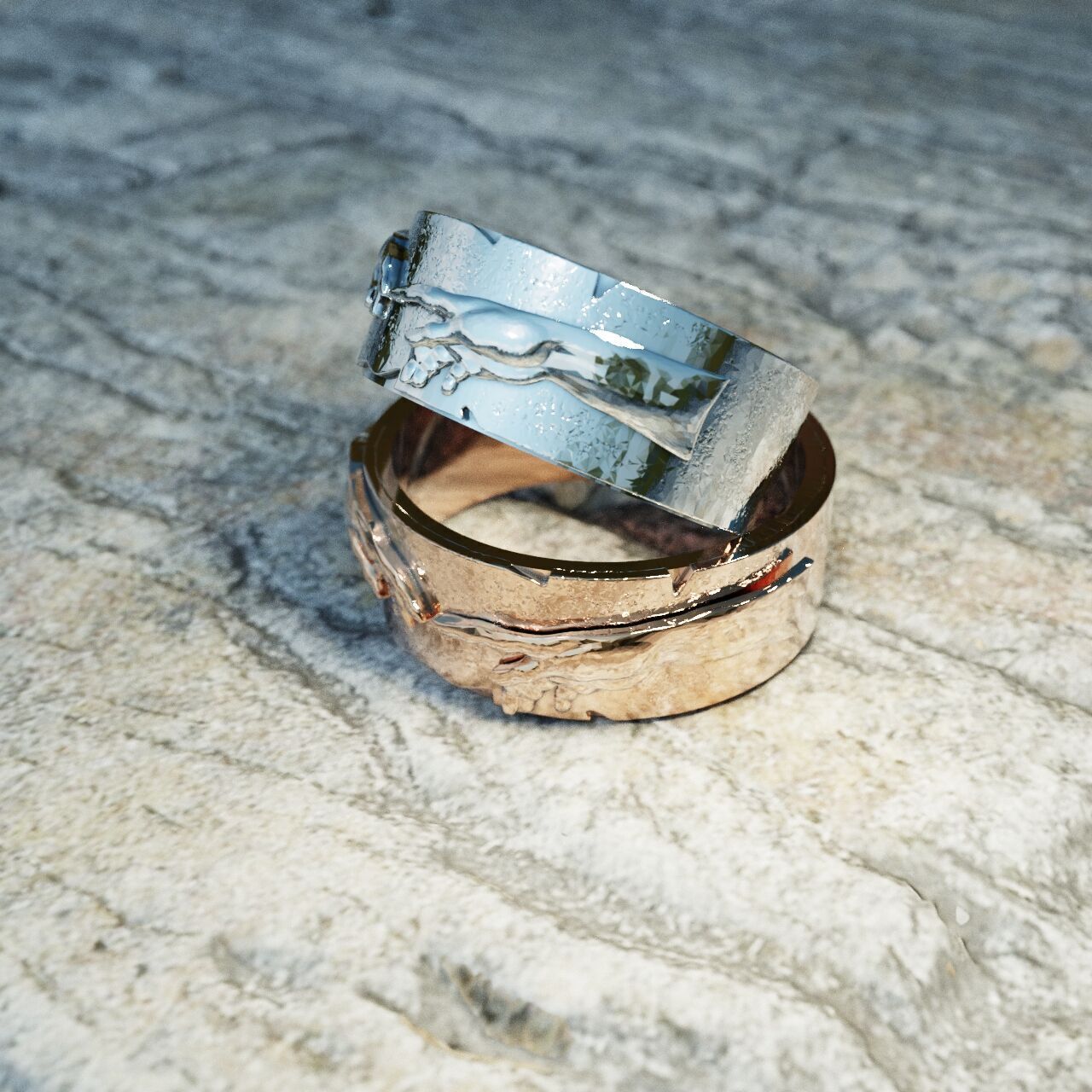 ring obr 616 3D print model_1