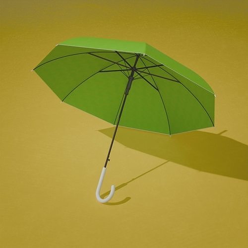 Rain Umbrella Low-poly 3D model