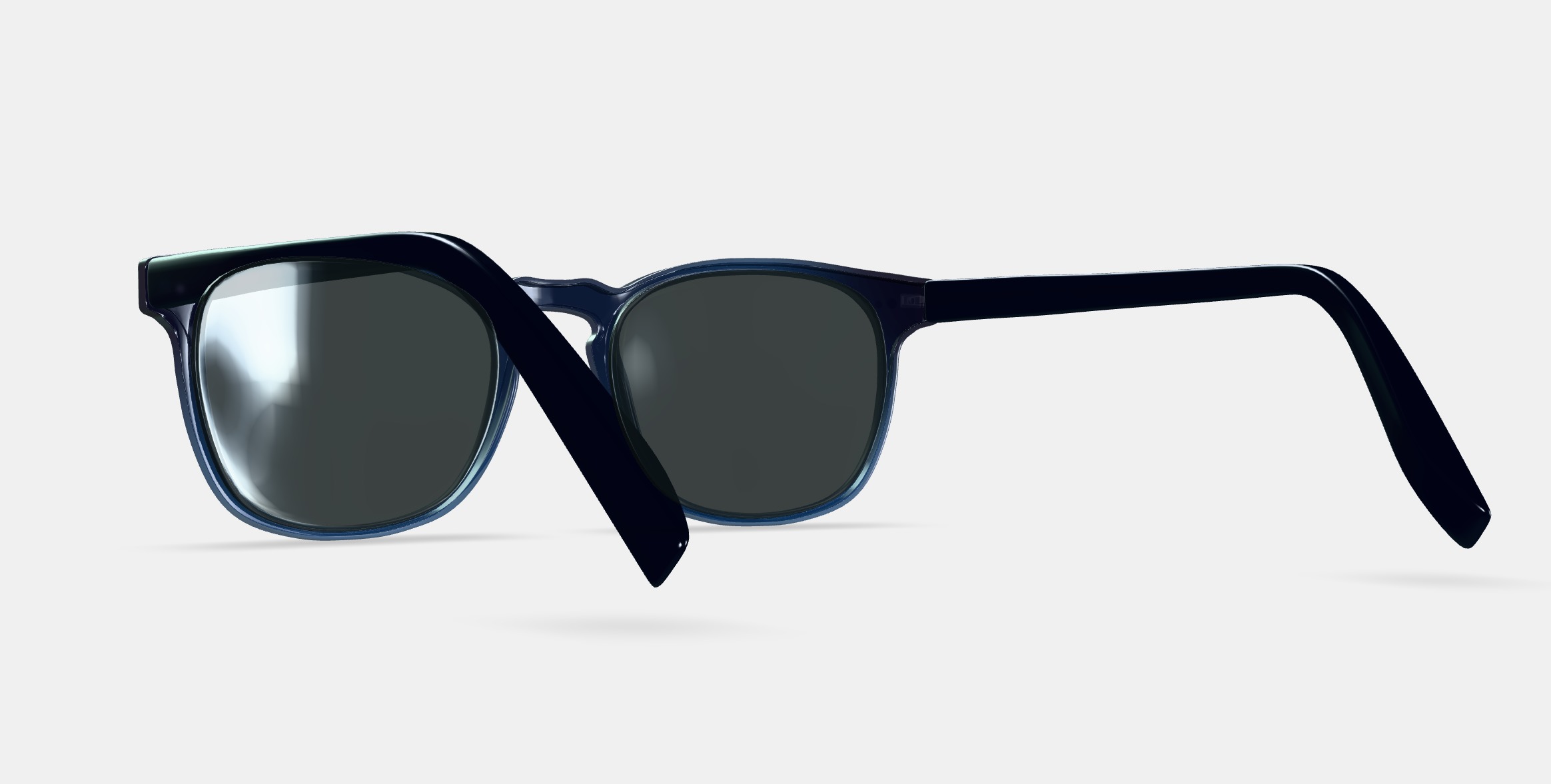 Elio Sunglasses in Inlet Crystal 3D model_2