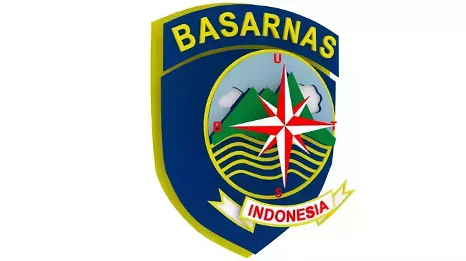 Basarnas 3D Logo Compass