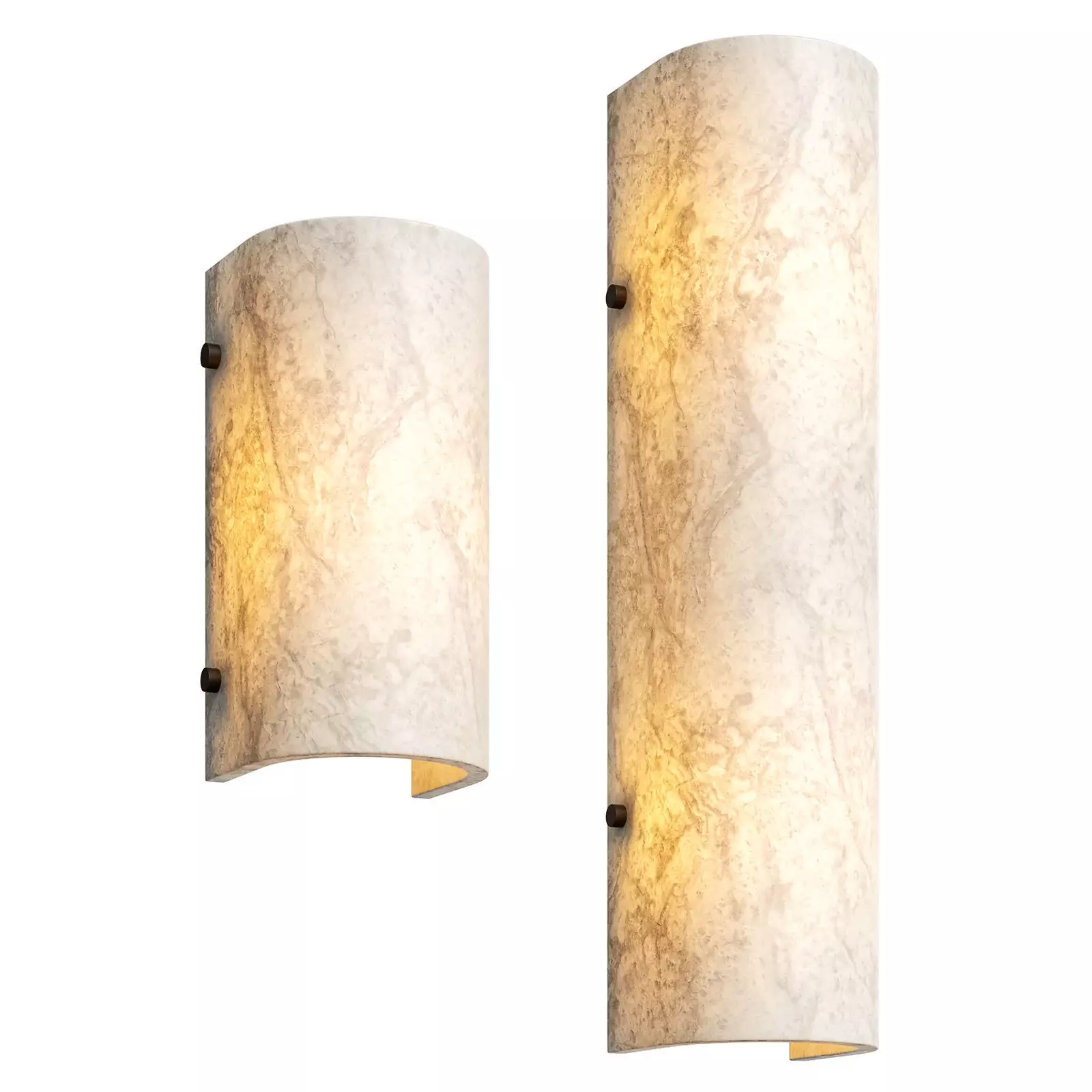 Orphanwork alabaster sconce Domo 3D model_0