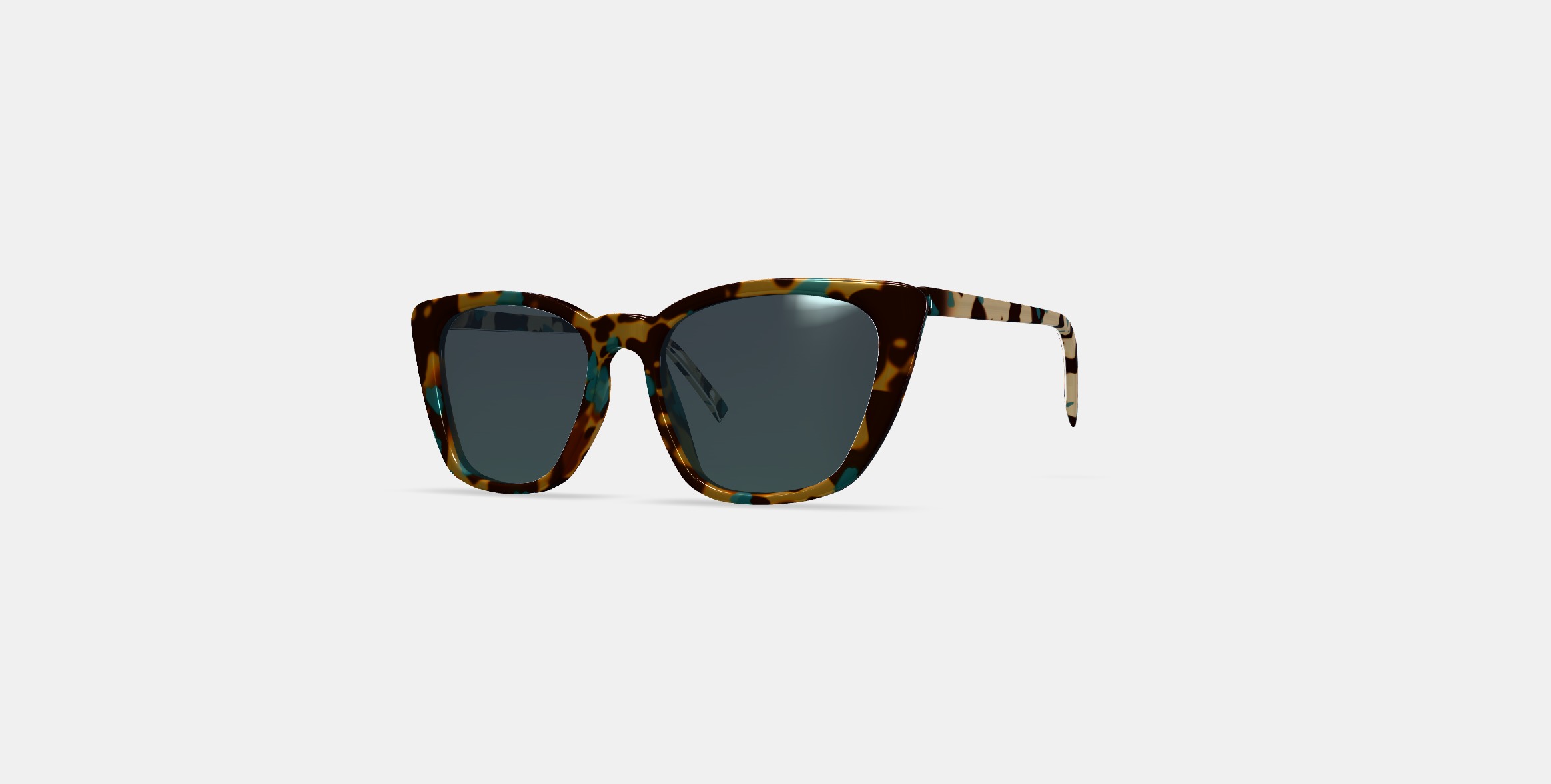 Janelle Sunglasses in Seashore Tortoise 3D model_12