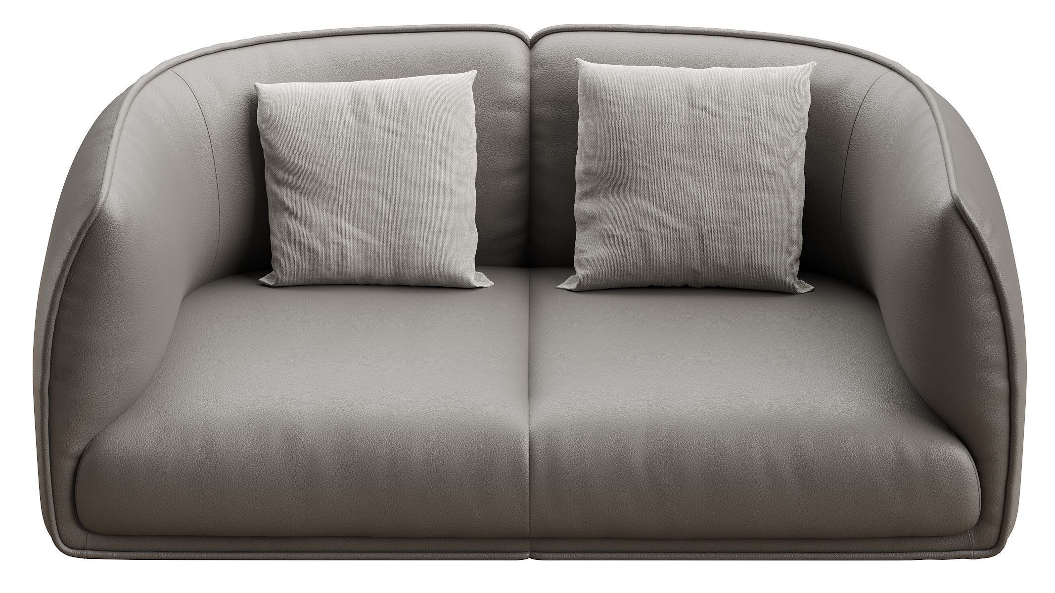 Chapman 2 Seater Fabric Sofa- Graphite Grey 3D model_3