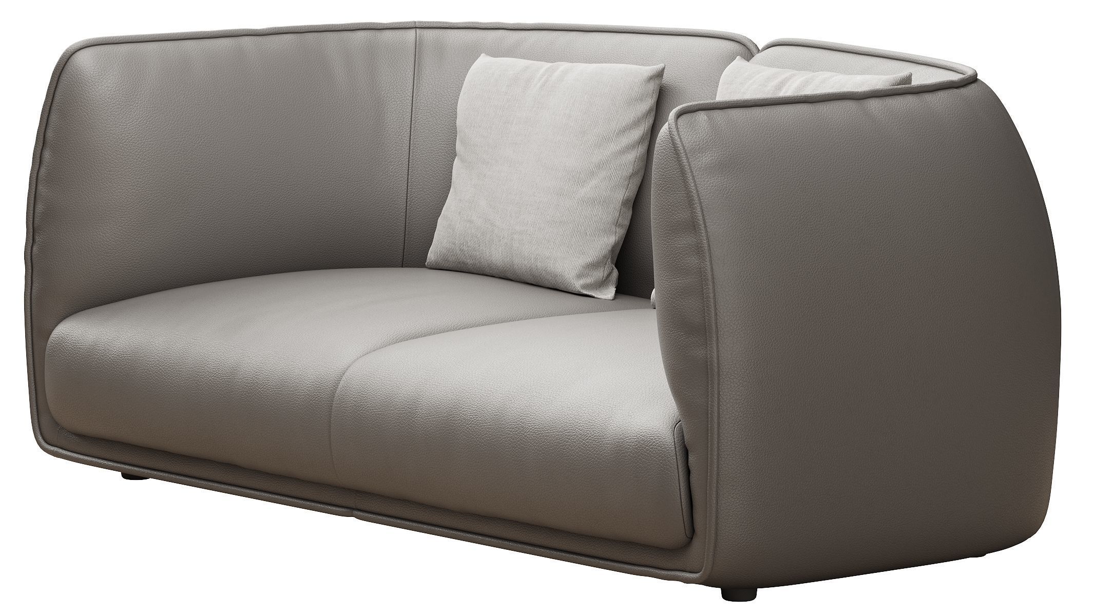 Chapman 2 Seater Fabric Sofa- Graphite Grey 3D model_14
