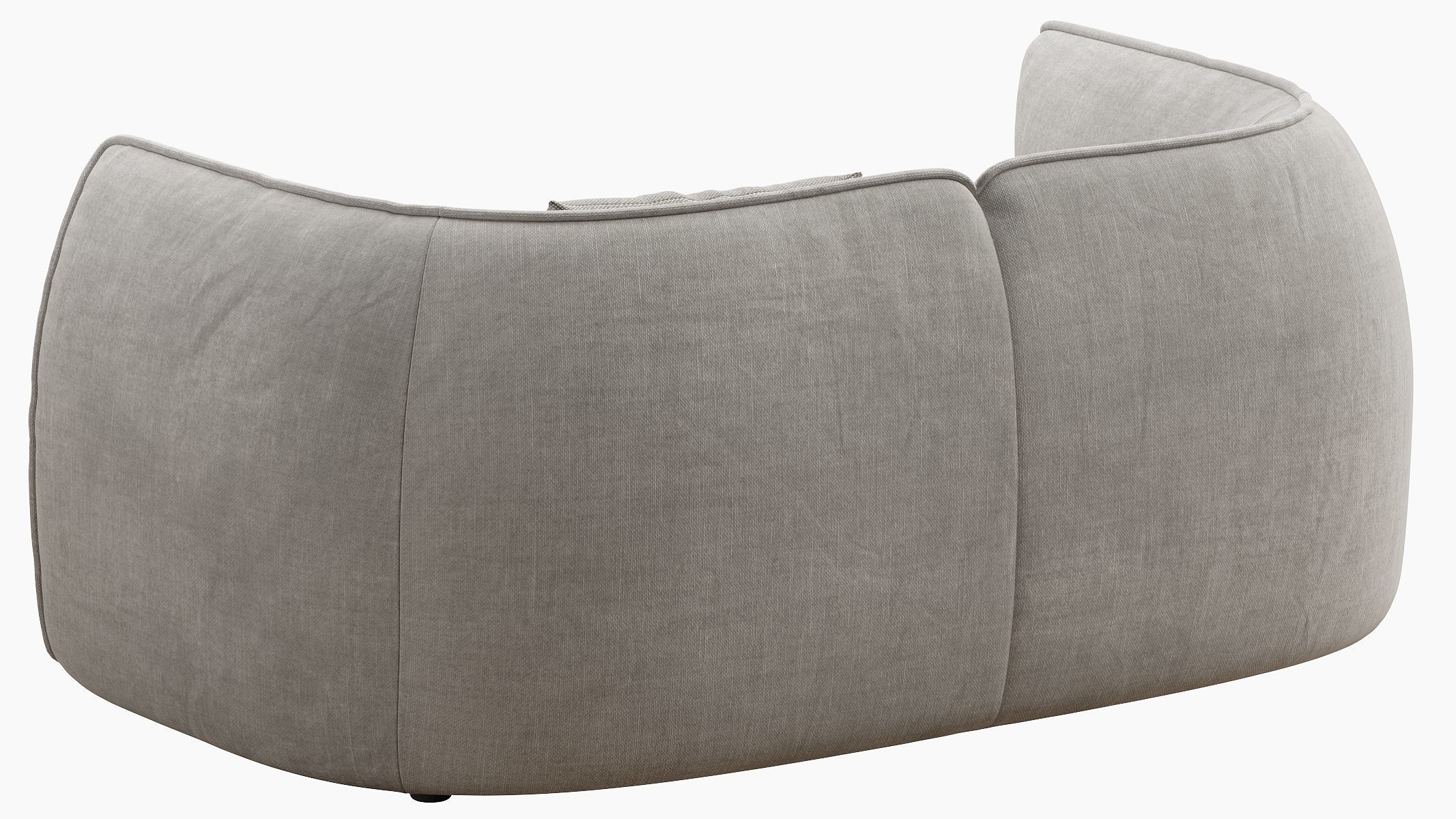 Chapman 2 Seater Fabric Sofa- Graphite Grey 3D model_6