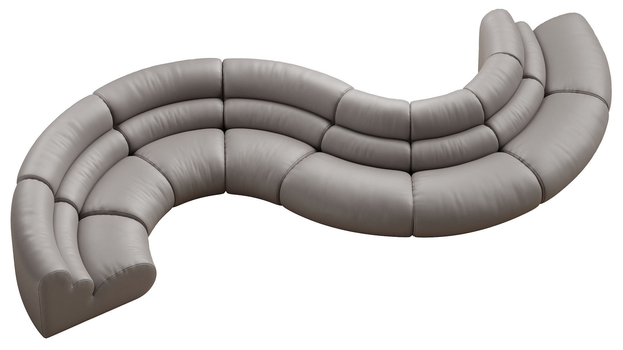 Modular Sofa Lindau inside corner 3D model_3