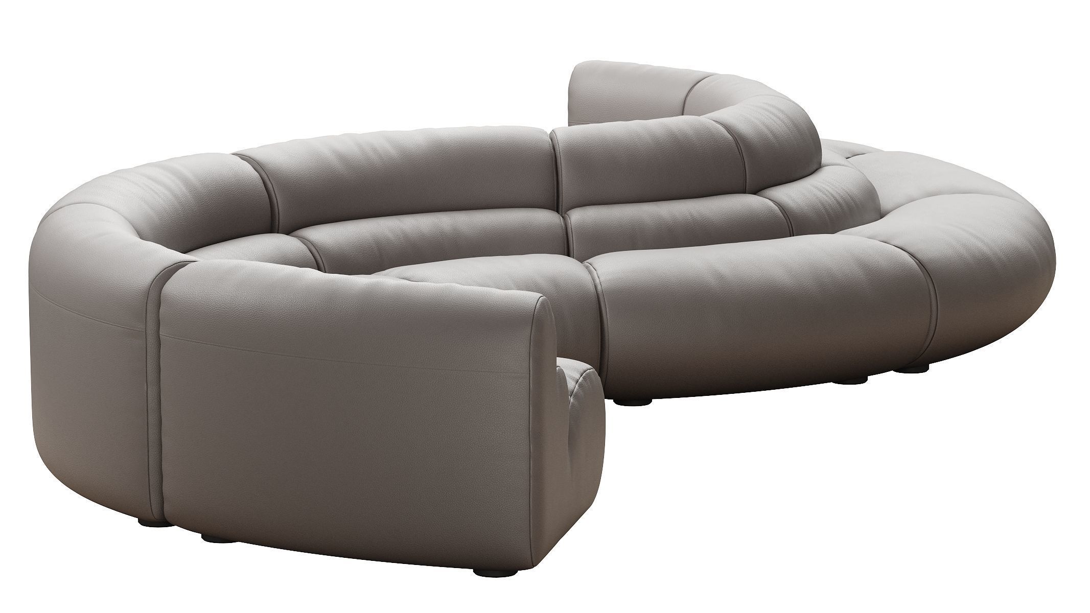 Modular Sofa Lindau inside corner 3D model_26