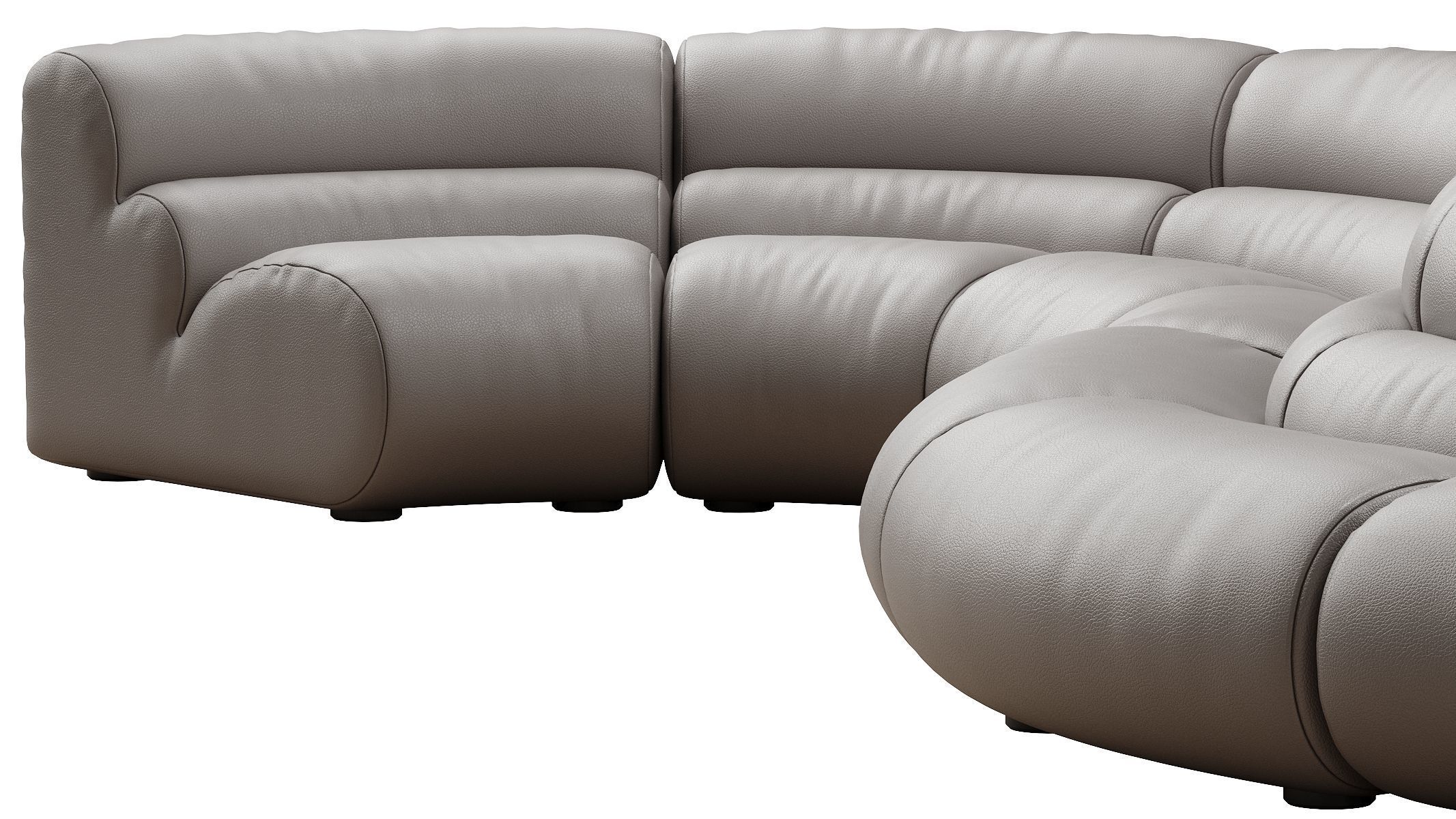 Modular Sofa Lindau inside corner 3D model_39