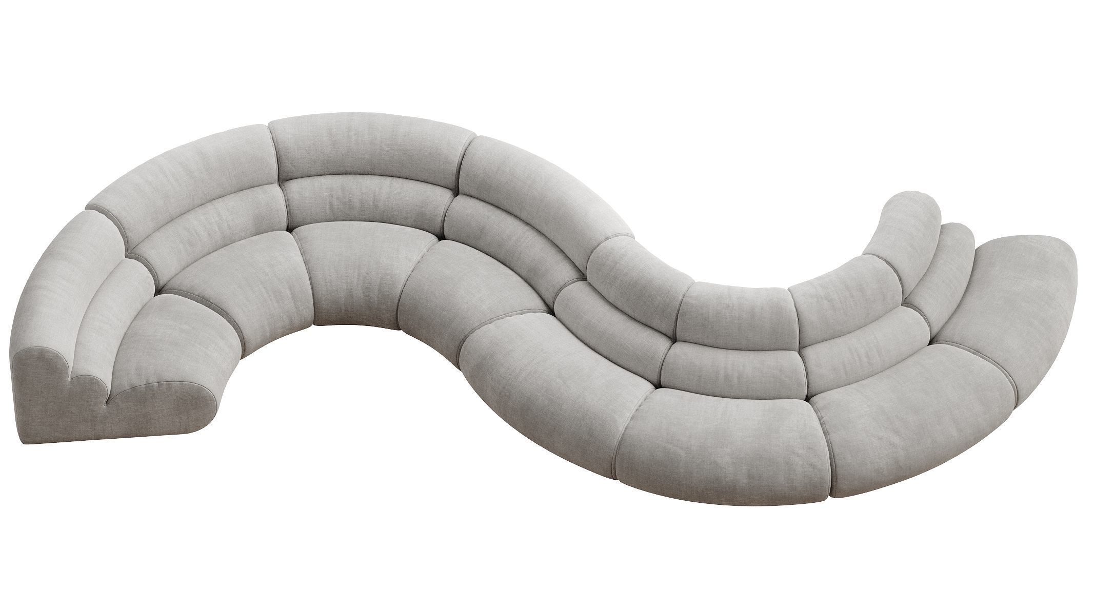 Modular Sofa Lindau inside corner 3D model_15