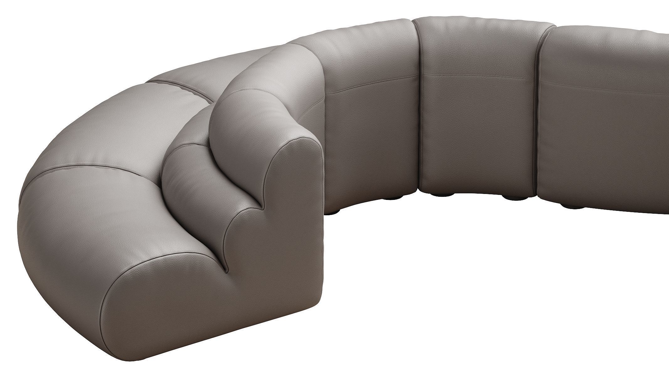 Modular Sofa Lindau inside corner 3D model_36