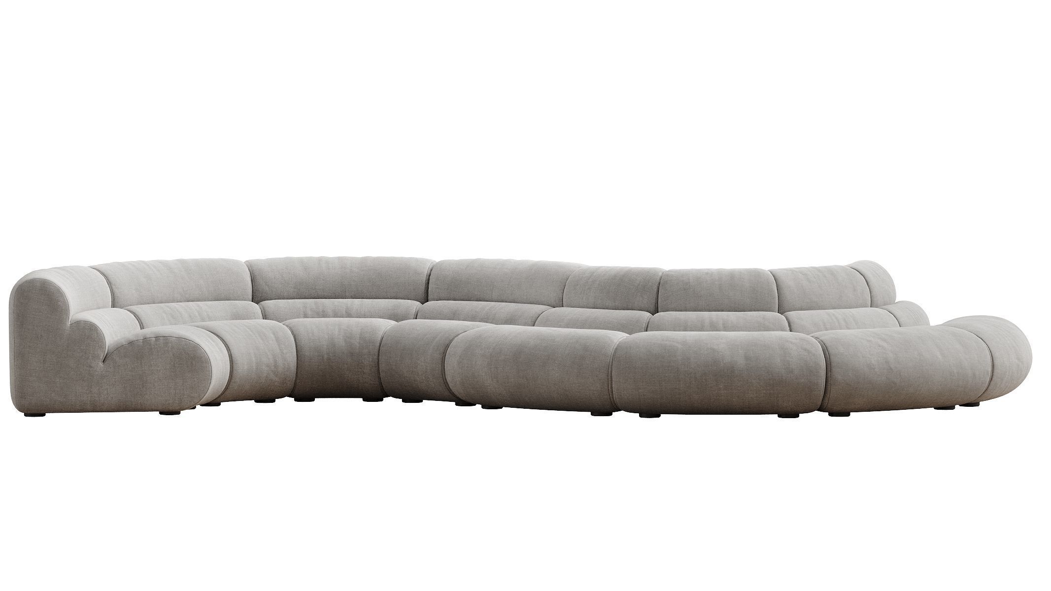 Modular Sofa Lindau inside corner 3D model_11