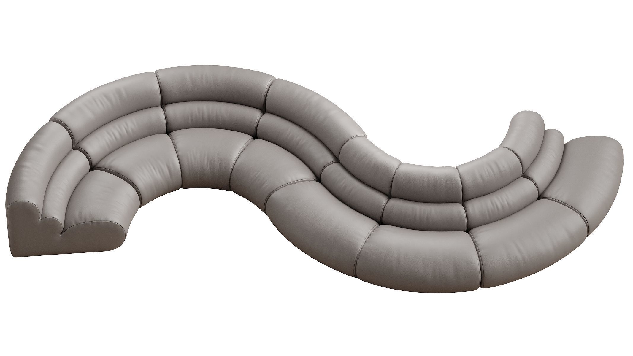 Modular Sofa Lindau inside corner 3D model_30