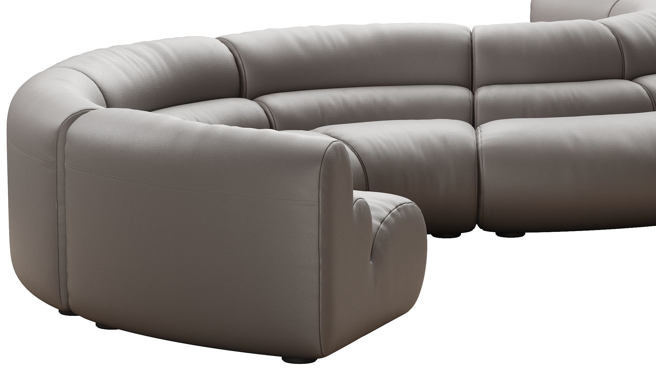 Modular Sofa Lindau inside corner 3D model_28