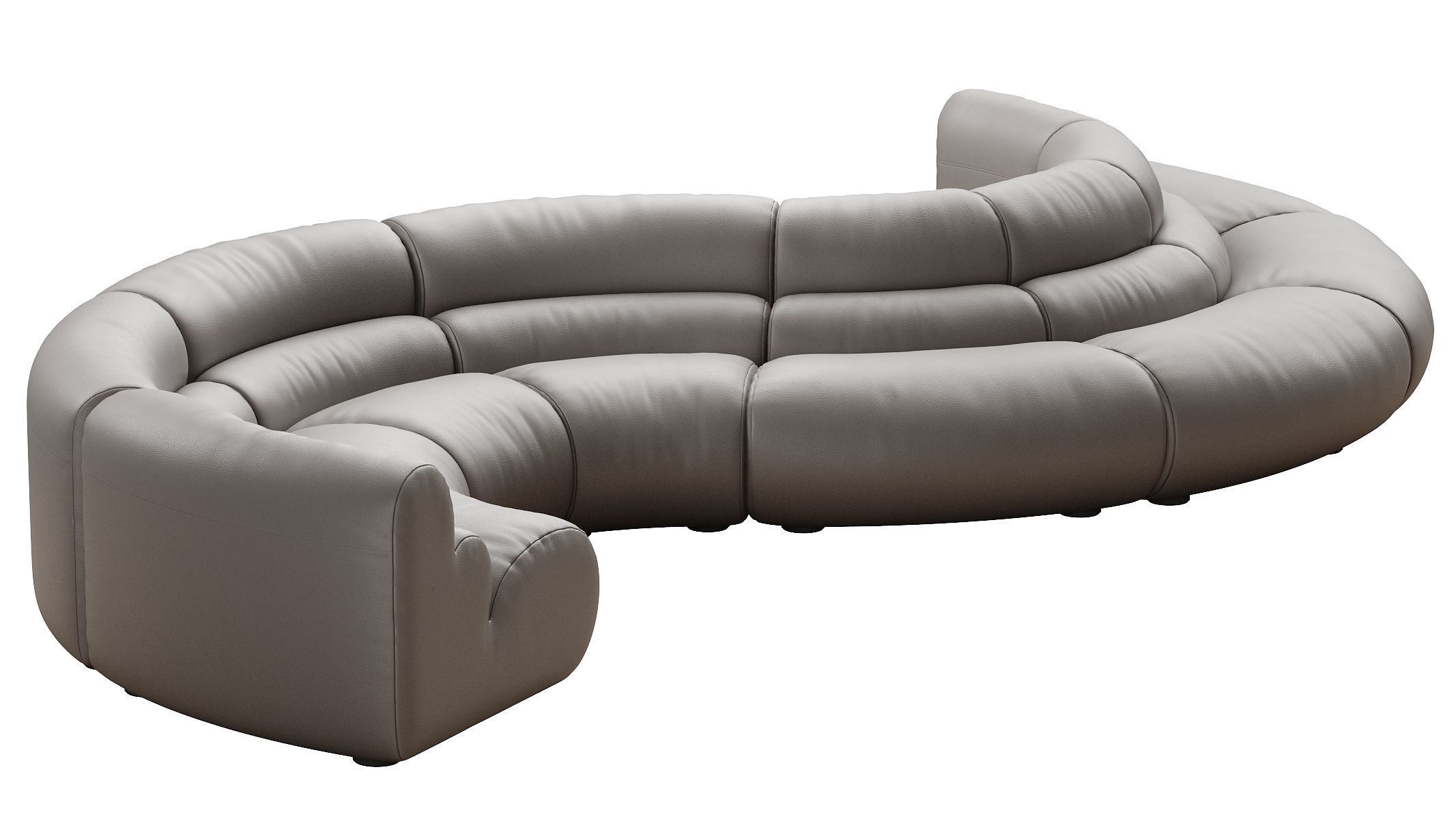 Modular Sofa Lindau inside corner 3D model_31