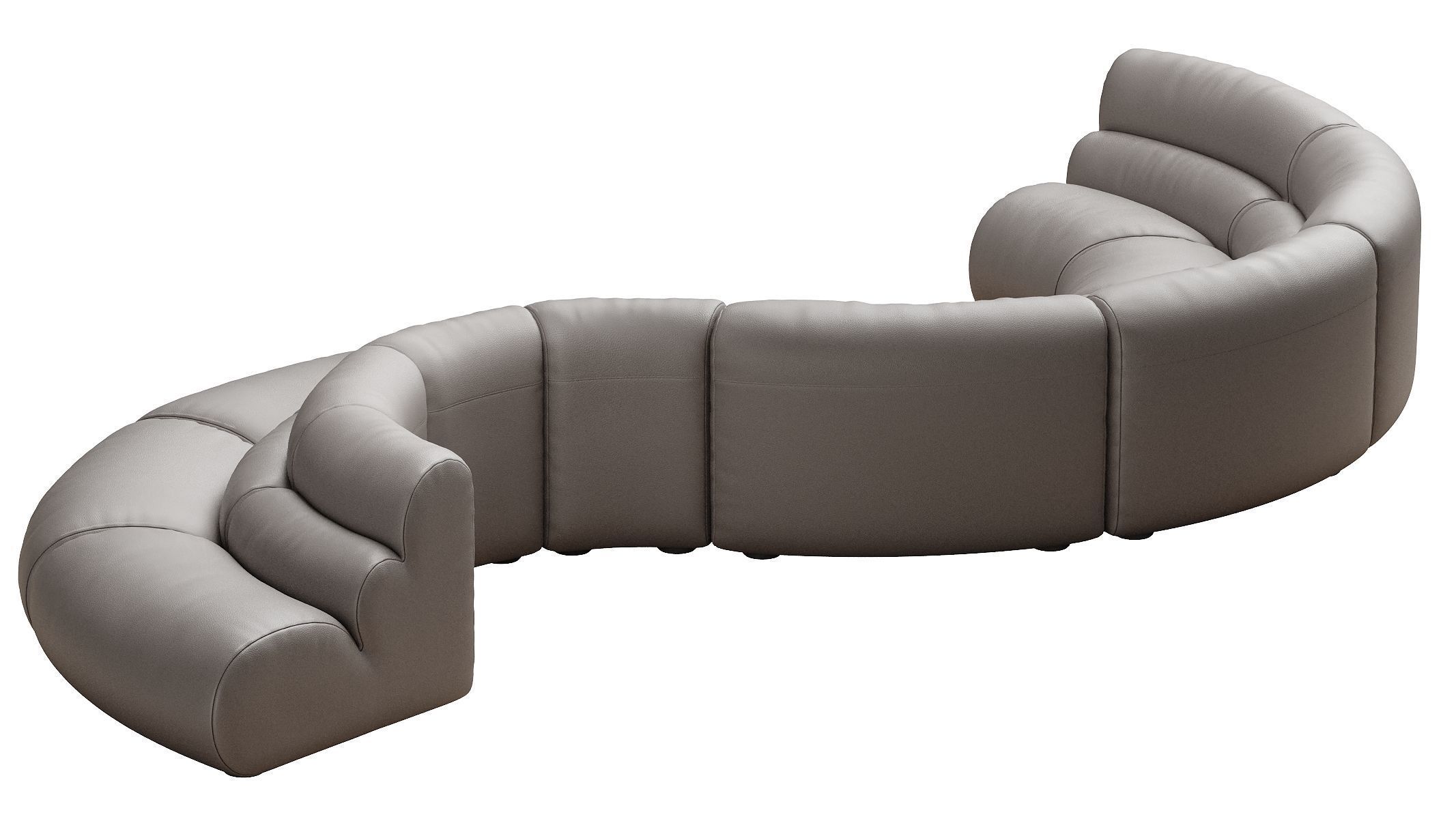 Modular Sofa Lindau inside corner 3D model_32