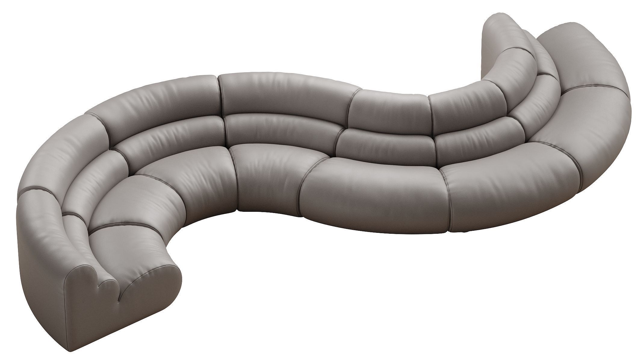 Modular Sofa Lindau inside corner 3D model_1