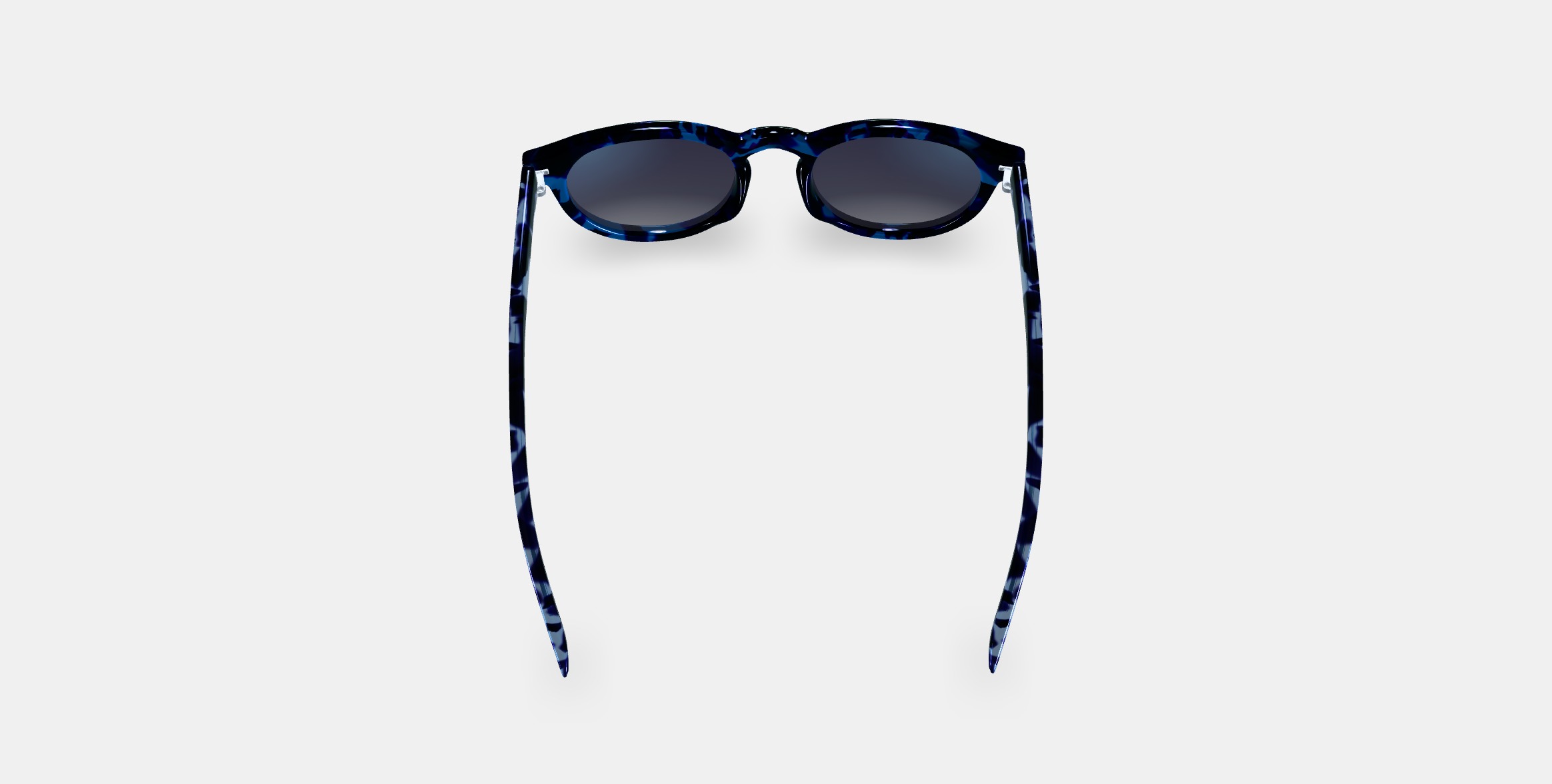 Hayes Sunglasses in Riverbed Tortoise 3D model_2
