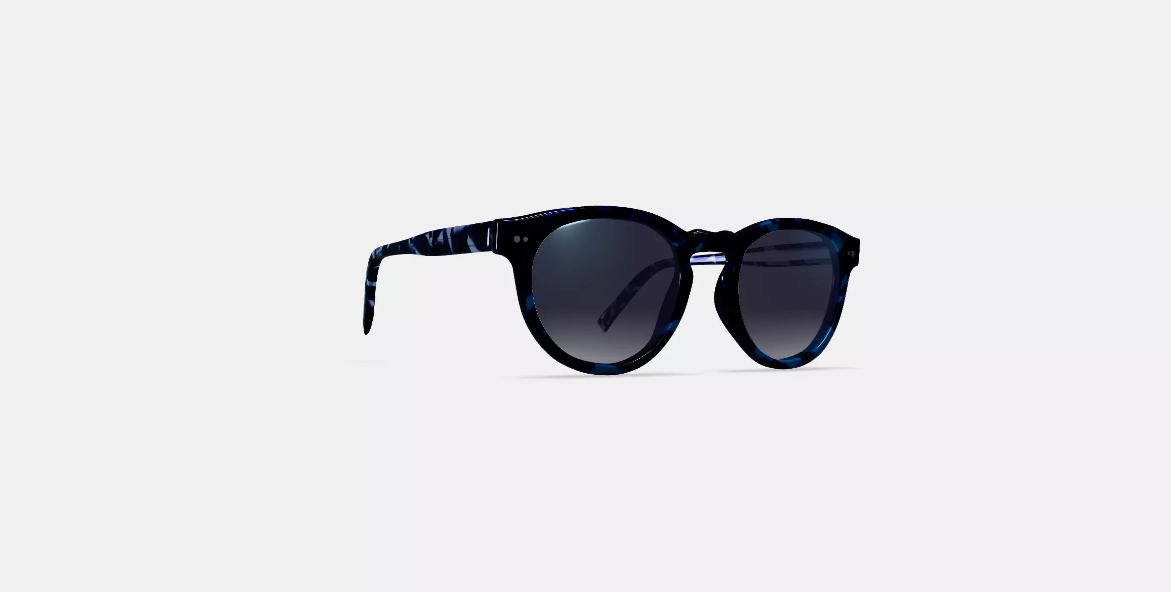 Hayes Sunglasses in Riverbed Tortoise 3D model_0