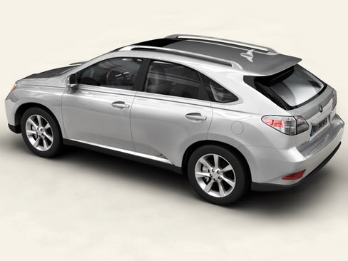 Lexus RX 2010 3D model_1