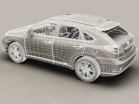 Lexus RX 2010 3D model_17