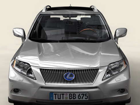 Lexus RX 2010 3D model_13