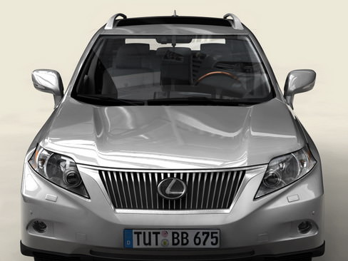Lexus RX 2010 3D model_2