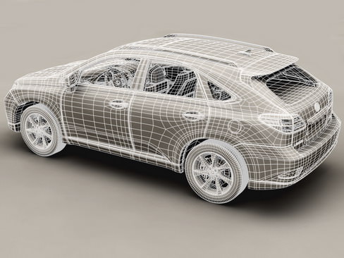 Lexus RX 2010 3D model_15