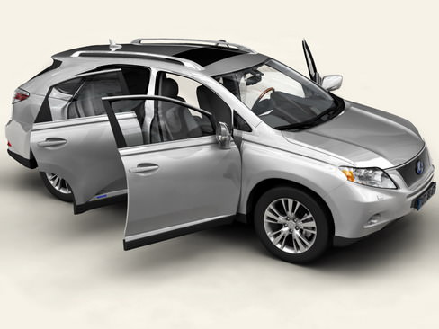 Lexus RX 2010 3D model_10