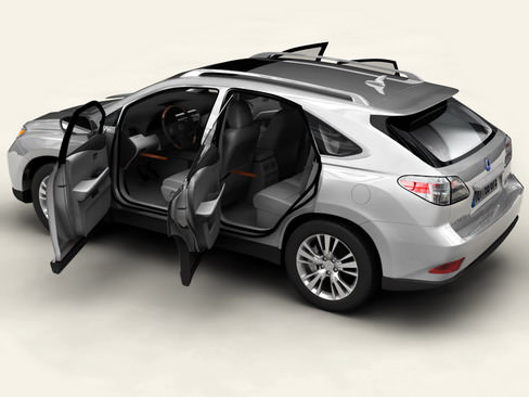 Lexus RX 2010 3D model_11