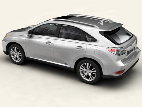 Lexus RX 2010 3D model_9