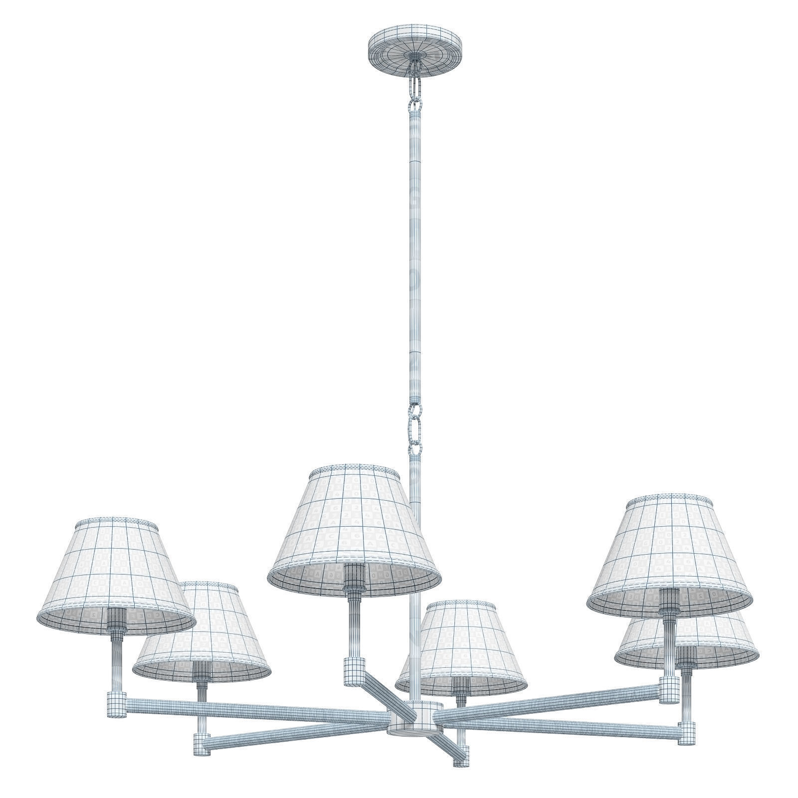 Serena and Lily chandelier Larkspur 3D model_7