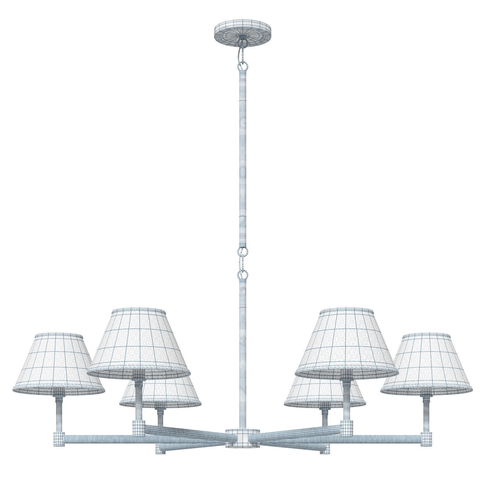 Serena and Lily chandelier Larkspur 3D model_6