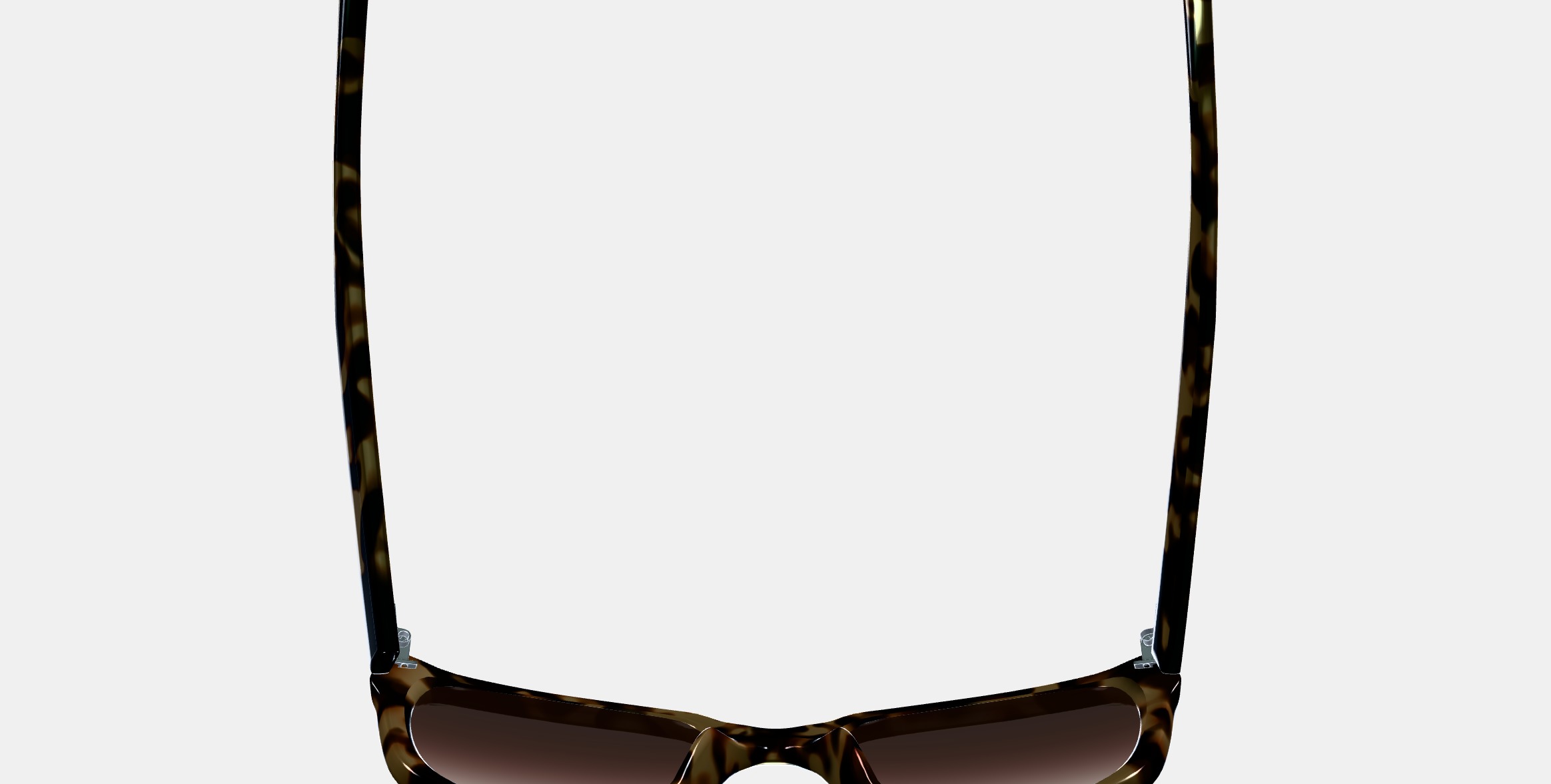 Aubrey Low Bridge Fit Sunglasses in Marzipan Tortoise 3D model_8