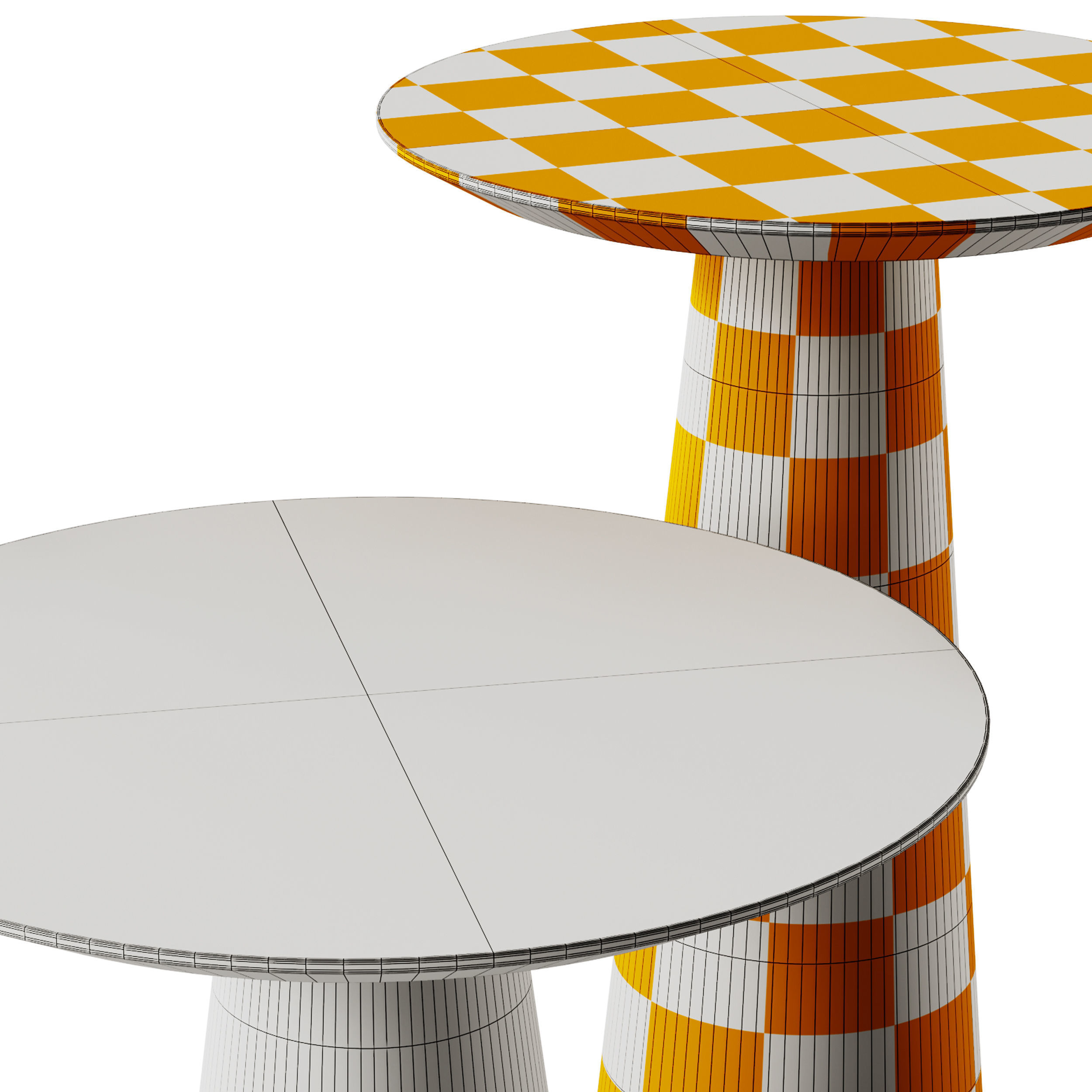 Stylish Club Olivier Coffee Table 3D model_8
