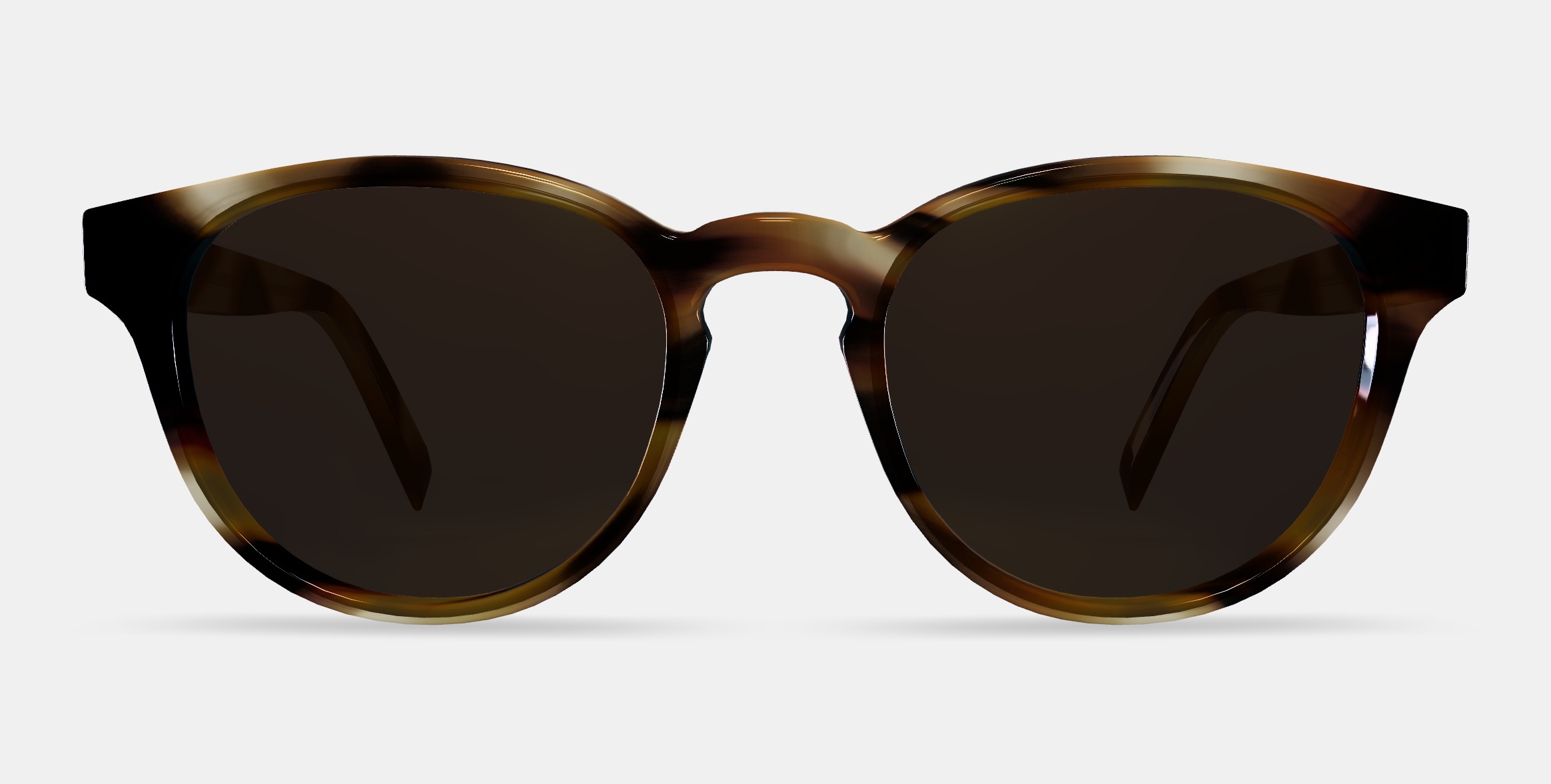 Percey Low Bridge Fit Sunglasses in Striped Sassafras 3D model_11