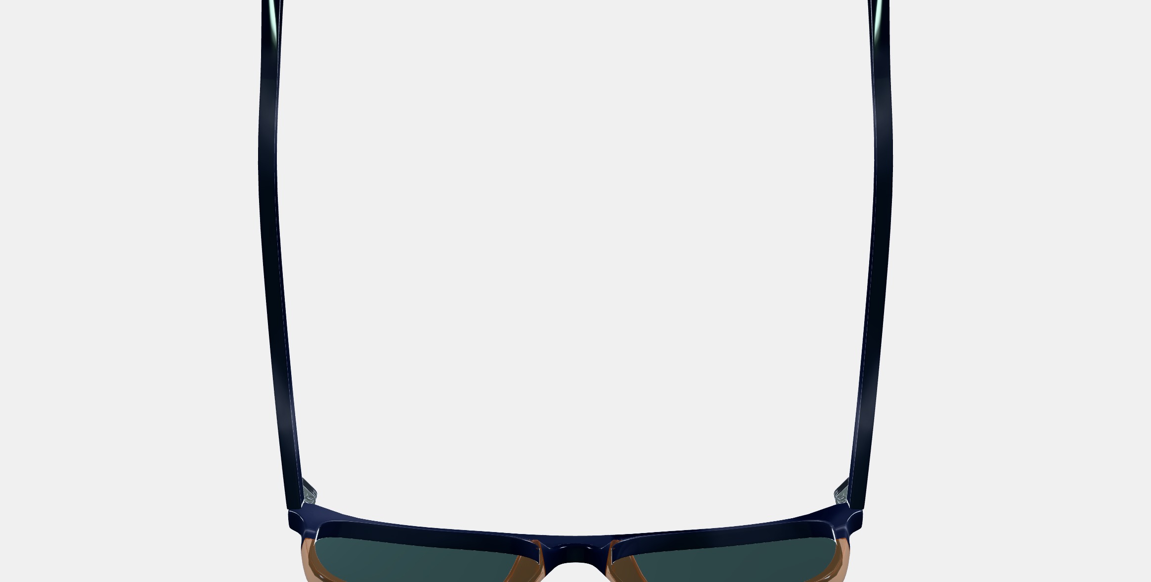 Fletcher Low Bridge Fit Sunglasses in Antique Shale Fade 3D model_8