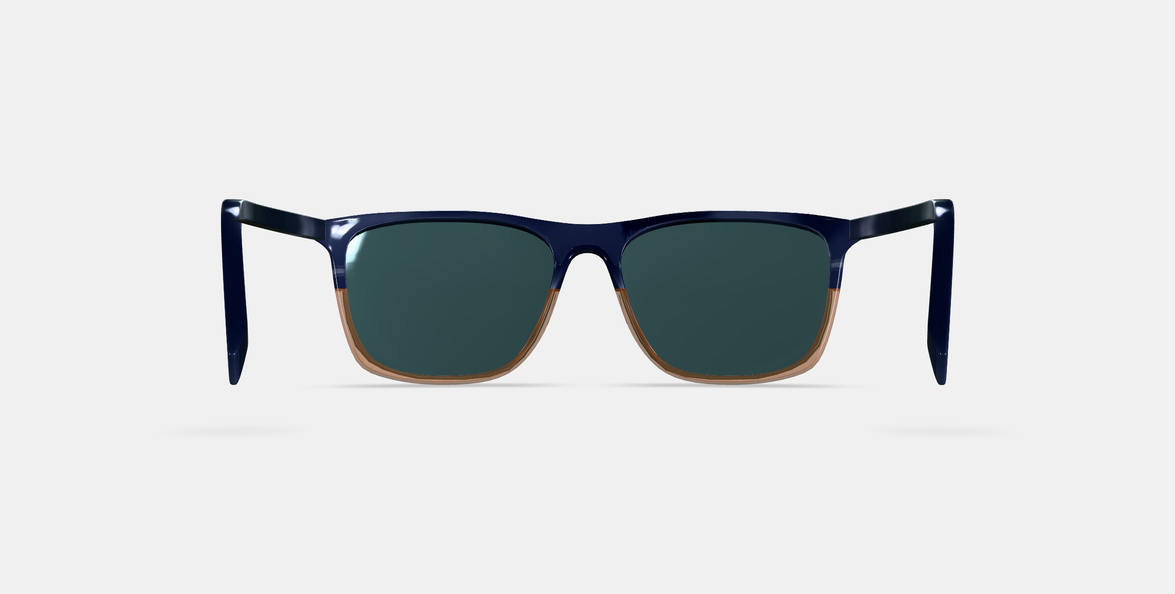 Fletcher Low Bridge Fit Sunglasses in Antique Shale Fade 3D model_15