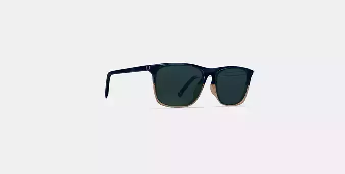 Fletcher Low Bridge Fit Sunglasses in Antique Shale Fade