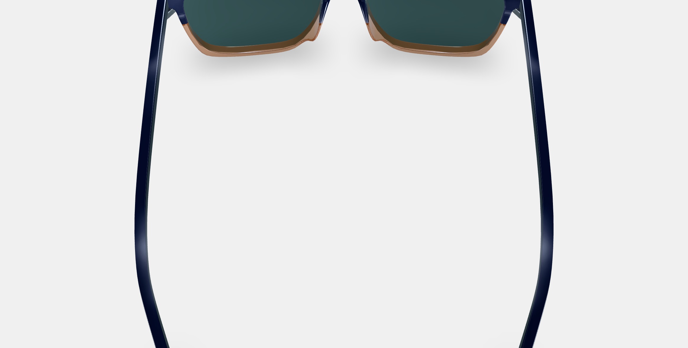 Fletcher Low Bridge Fit Sunglasses in Antique Shale Fade 3D model_5