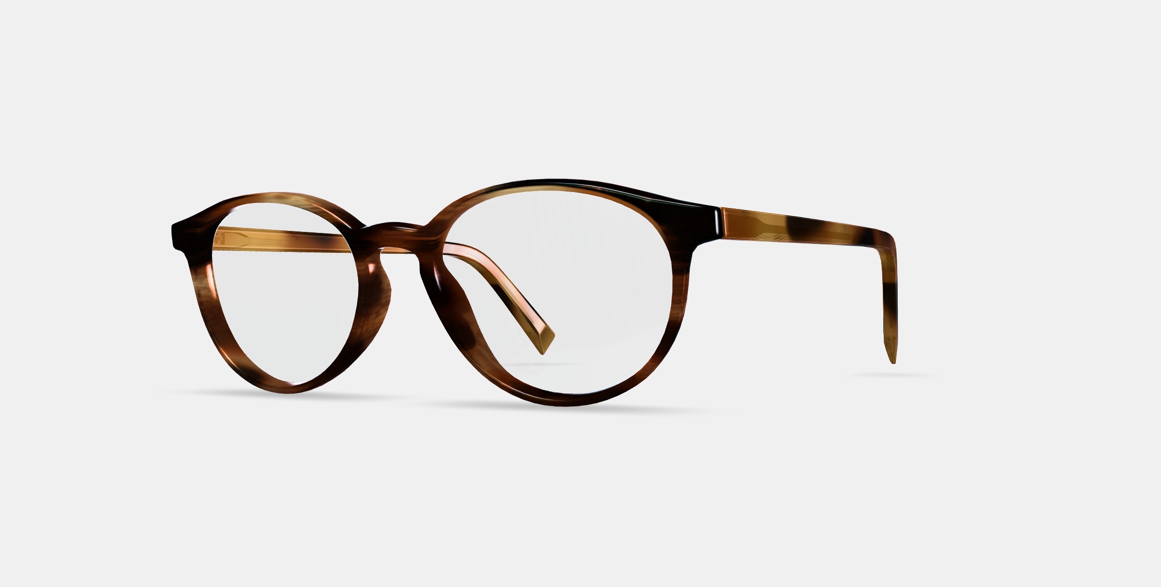 Watts Eyeglasses in Sugar Maple 3D model_13