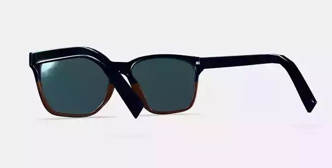 Barkley Low Bridge Fit Sunglasses in Antique Shale Fade